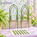 vorlenu™ Fernlight Window Plant Trellis, 2-Pack Decorative Metal Supports for Potted Hoya, Pothos & Small Climbing Houseplants